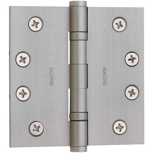 1041.056 4" SQR Ball-Bearing Hinge - Satin Nickel