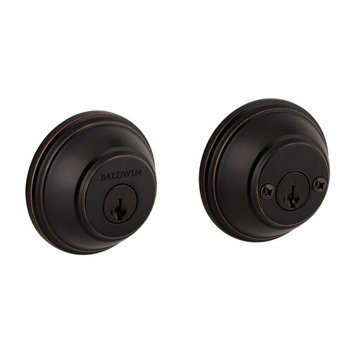 385 RDB 11P SMT RCAL RCS CP 2-Cyl Round Deadbolt - Venetian Bronze