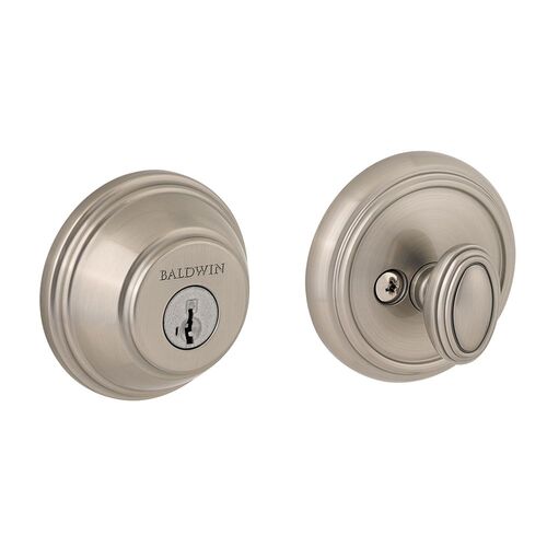 380 RDB 15 SMT RCAL RCS CP 1-Cyl Round Deadbolt - Satin Nickel