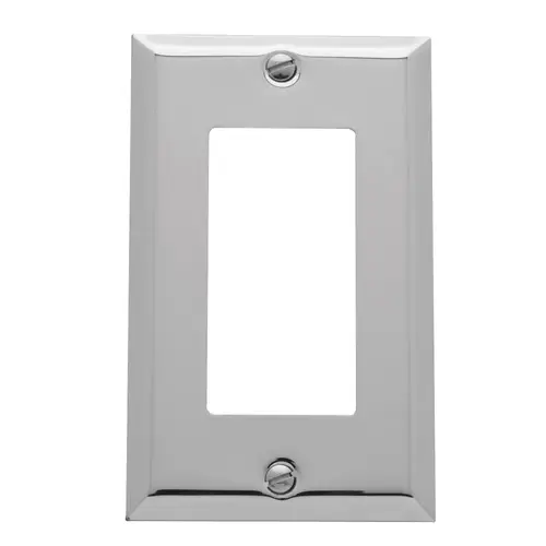 4754.260.CD Single GFCI Switchplate Polished Chrome