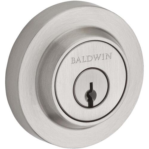 SC.CRD.150.6L.DS Contemporary Round 1-Cyl Deadbolt - Satin Nickel