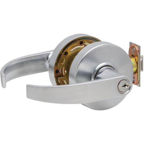 C1000-STRM-C-626-KDC Curved Storeroom Clutching- Satin Chrome