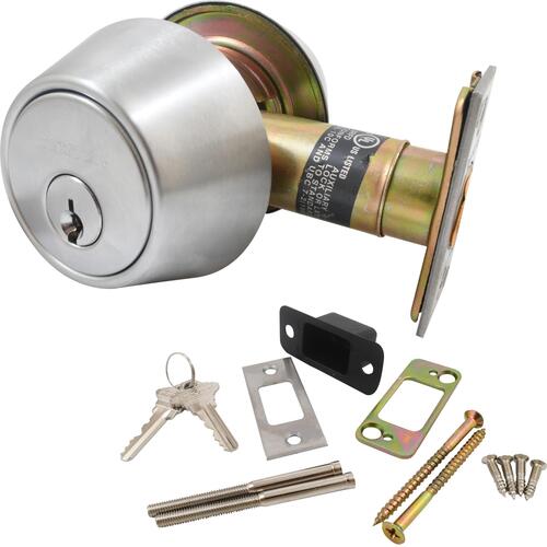 Dexter DB1000-DCT-626-KDC DB1000-DCT-626-KDC 2-Cyl Deadbolt - Satin Chrome