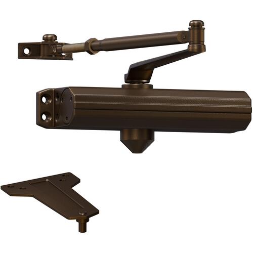 Dexter DCL2000-STD LESS-RW/PA DB DCL2000.STD.LESS.RW/PA.695 Non-Hold Open Door Closer - Dark Bronze