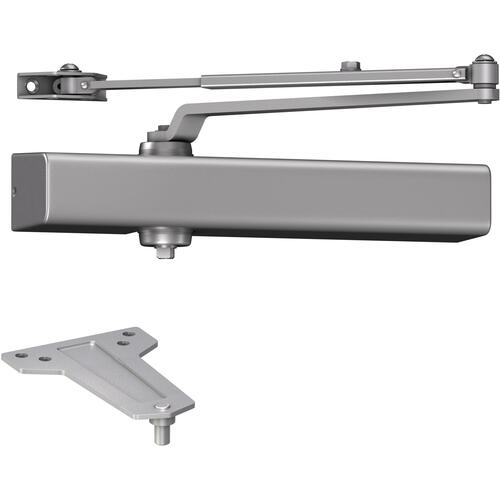 Dexter DCM1000-STD-SLIM-RW/PA AL DCM1000.STD.SLIM.RW/PA.ALUM Non-Hold Open Door Closer - Aluminum