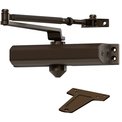 DCR8000.STD.LESS.RW/PA.695 Non-Hold Open Door Closer Size 1-4 - Dark Bronze