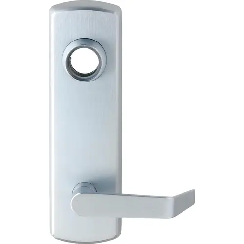 ED1000T-CLRM-R-ESC-NC-US26D Escutcheon Lever Trim Classroom Less Mortise Cylinder - Satin Chrome