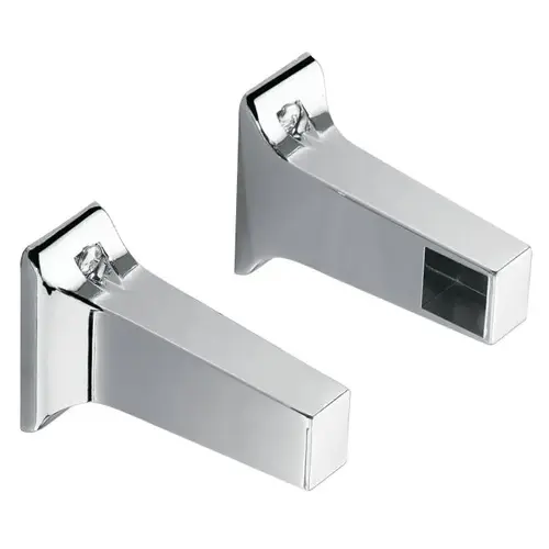 Economy Towel Bar Mounting Posts Bright Chrome Finish