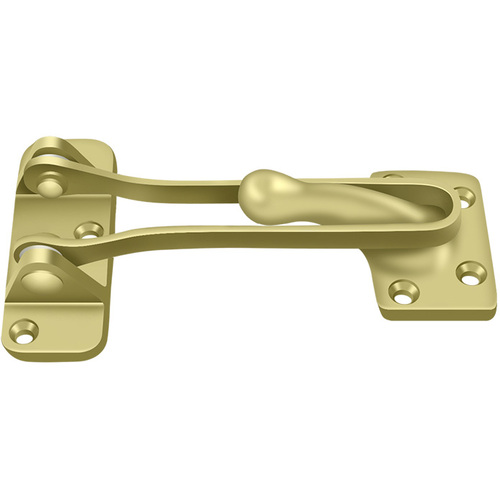 DG425U3 4" x 2-1/2" Security Door Guard - Polished Brass