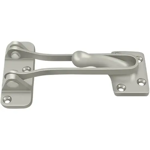 DG425U15 4" x 2-1/2" Security Door Guard - Satin Nickel