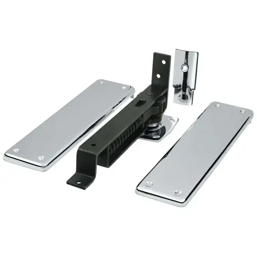 DASH95U26 Hold-Open Double Acting Floor Hinge - Polished Chrome