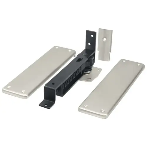 DASH95U15 Hold-Open Double Acting Floor Hinge - Satin Nickel