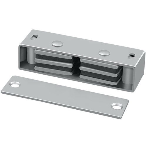 MC327 Magnetic Catch 3-1/8" x 1" x 3/4" - Satin Stainless Steel