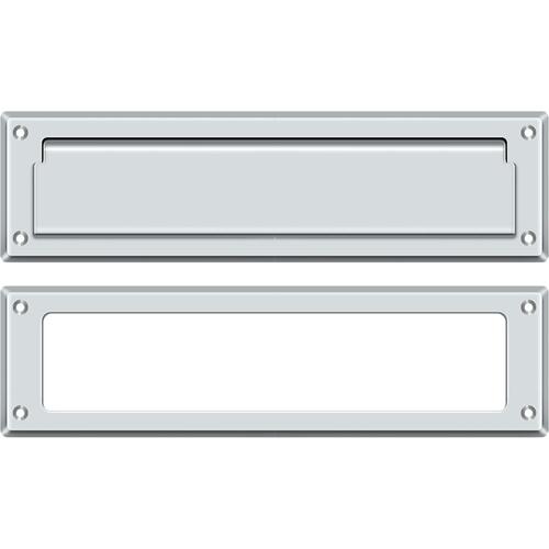 MS211U26 13-1/8" Mail Slot - Polished Chrome