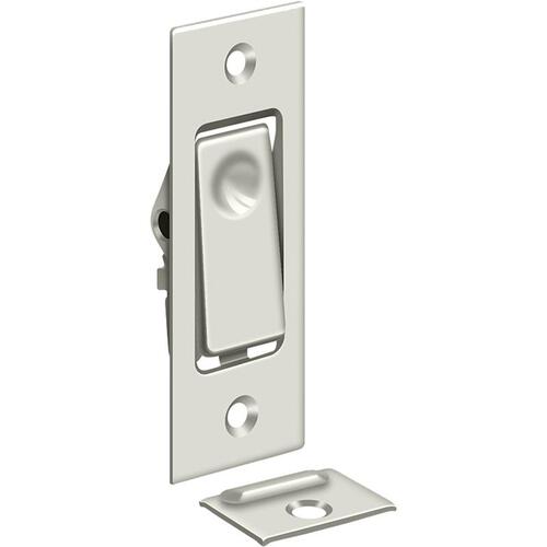 PDB42U14 3" Pocket Door Jamb Bolt - Polished Nickel