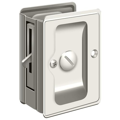 SDLA325U14 Tall Privacy Pocket Lock - Polished Nickel