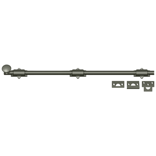 24SB15A 24" Surface Bolt - Antique Nickel