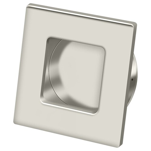 FPS234U14 2-3/4" Square Heavy-Duty Flush Pulls - Polished Nickel