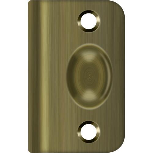 SPB349U5 Roller / Ball Catch Strike Plate - Antique Brass