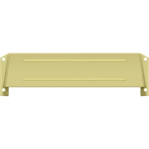 MSH158U3 Letter Box Hood for MS211 & MS212 Mail Slot - Polished Brass