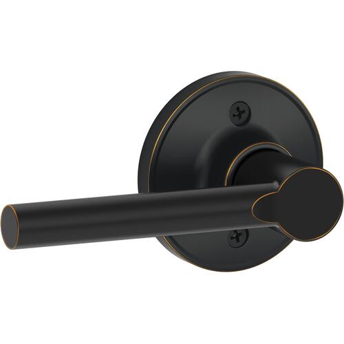 Broadway Lever Half Dummy Lock Aged Bronze Finish