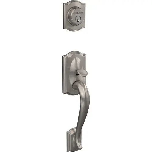 FC58CAM619 Camelot 2-Piece Handleset for FC59 Trims - Satin Nickel