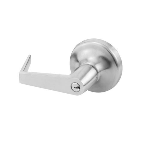 Yale Commercial AU441F 626 Exit Device Trim, Lever By Rose, Satin Chrome