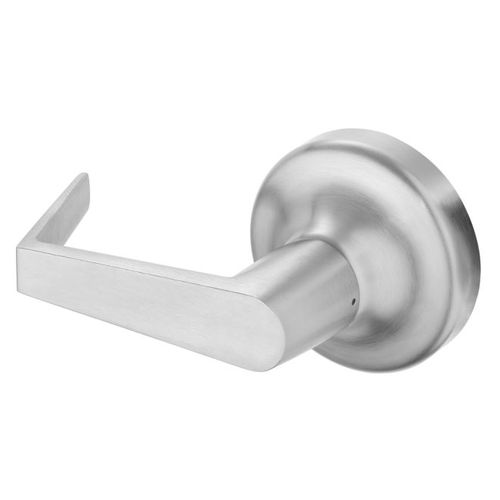 Exit Device Trim, Lever By Rose, Satin Chrome