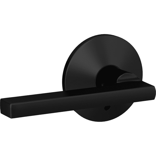 Latitude Lever with Kinsler Rose Non Turning Dummy Lock Matte Black Finish