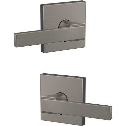 Northbrook Lever with Collins Rose Non Turning Dummy Lock Satin Nickel Finish