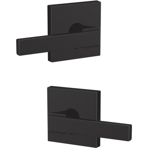 Northbrook Lever with Collins Rose Non Turning Dummy Lock Matte Black Finish