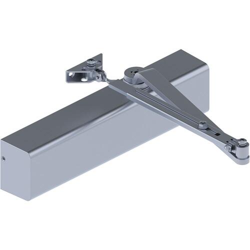 Hager 126476 5200 Multi-Mount 1-6 Adjustable Regular Door Closer Aluminum Finish