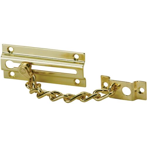 481F3 Chain Door Guard - Polished Brass