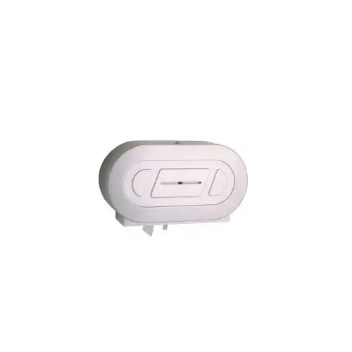 Surface-Mounted Twin Jumbo-Roll Toilet Tissue Dispenser Satin Stainless Steel