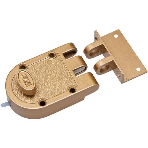 530-53-51 Jimmy Proof Deadbolt Lock 1-Cyl KW Keyway - Satin Bronze