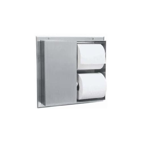 Partition-Mounted Multi-Roll Toilet Tissue Dispenser