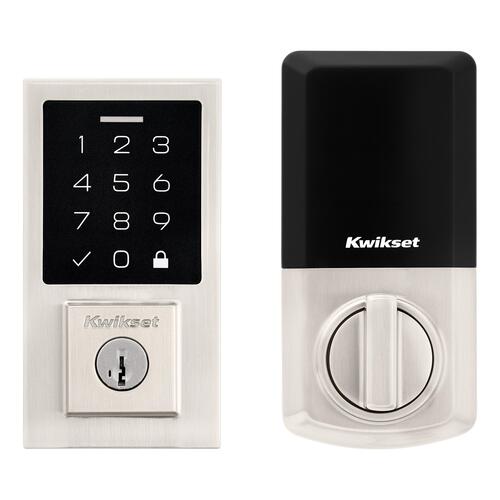 270 CNT 15 SMT RBP RCALFD Contemporary Smartcode Touchpad Deadbolt - Satin Nickel