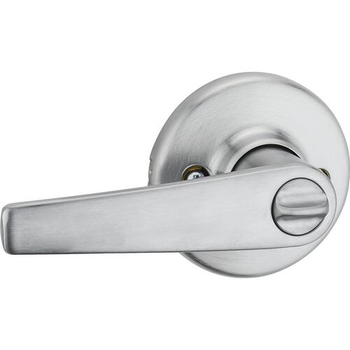 Keyed Entry Lever Delta Satin Chrome 1-3/8" Satin Chrome