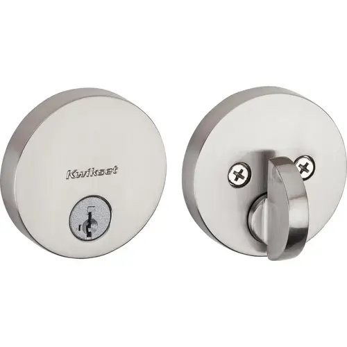 258 RDT 15 SMT CP K4 Uptown 1-Cyl Deadbolt - Satin Nickel