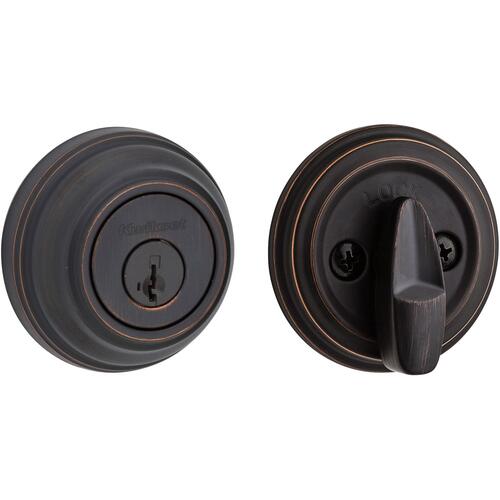 980 11P SMT CP K4 1-Cyl Deadbolt - Venetian Bronze