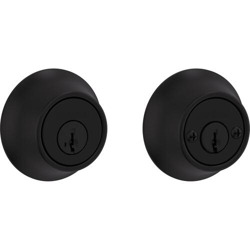 Double Cylinder Deadbolt SmartKey Security Matte Black Metal Matte Black