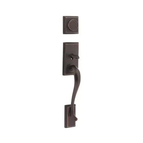 Hawthorne Dummy Exterior Handleset Venetian Bronze Finish