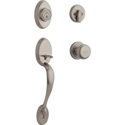 800CExJ 15 SMT CP Chelsea Handleset with Juno - Satin Nickel