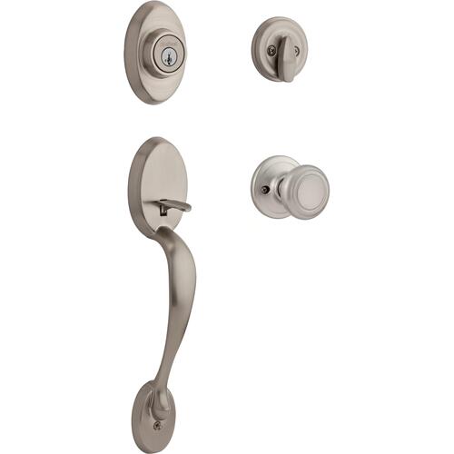 800CExCN 15 SMT CP Chelsea Handleset with Cameron - Satin Nickel