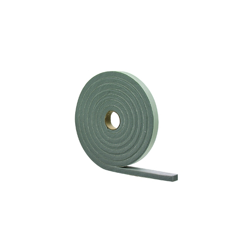 3/16" x 3/8" x 17' High-Density Foam Tape Closed Cell - Gray