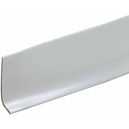 2-1/2" x 4' Vinyl Wall Base Non-Adhesive Dry Back - Silver Gray