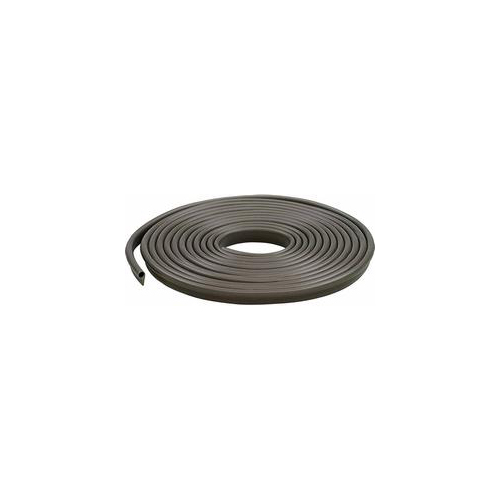 Gasket Weatherstrip Brown Vinyl For Doors and Windows 17 ft. L X 1/2" Brown