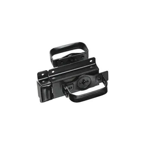 Door/Gate Latch 3.62" H X 6.25" W X 7.33" L Steel Left or Right Handed Black