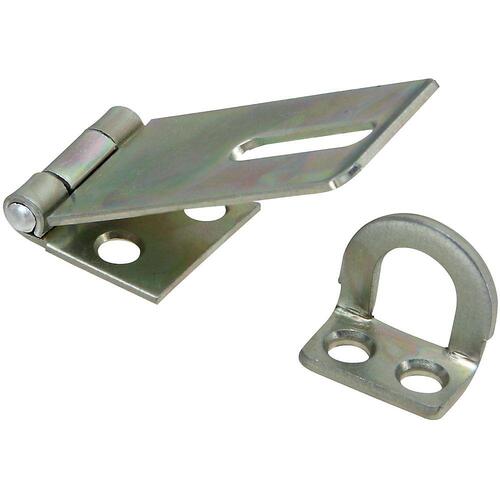 National Hardware N102-020-XCP5 V30 Series Safety Hasp, 1-3/4 in L, 3/4 in W, Steel, Zinc, 0.34 in Dia Shackle - pack of 5