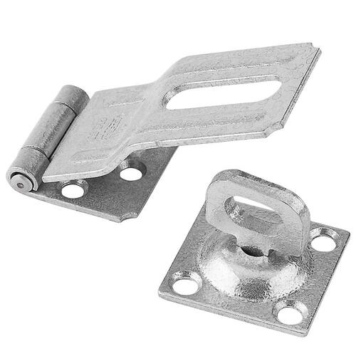 V32 Series Safety Hasp, 3-1/4 in L, 1-1/2 in W, Galvanized Steel, 0.41 in Dia Shackle - pack of 5